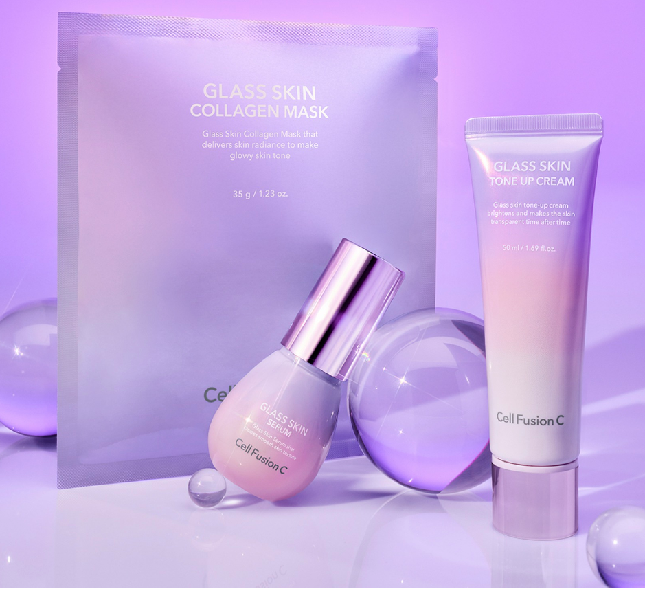 Cell Fusion C · Glass Skin Collagen Mask